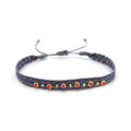 Handmade Seed Bead Braided Adjustable Bracelet 6W6JBR475