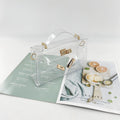 Classic Solid Color Clear Shoulder Bag 6W10BBG1965