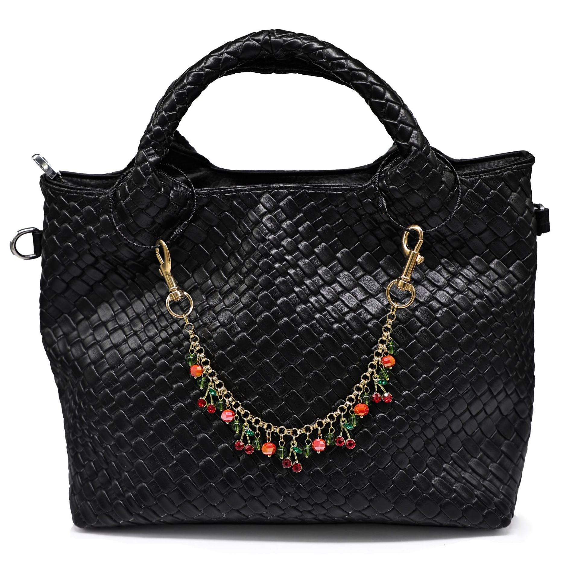 Crystal Cherry Bag Charm - DippedShop Wholesale - #9571