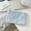 Denim Star Print Travel Portable Card Case 6S10BWB113