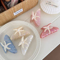 Trendy Pearl Starfish Medium Hair Claw 8AS6HCP278L