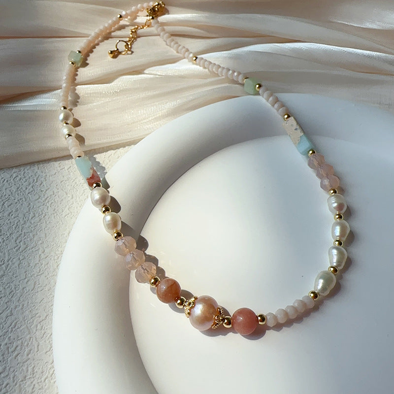 Boho Pearl Stone Bracelet - DippedShop Wholesale - #2131