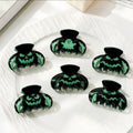 Luminous Ghost Halloween Pumpkin Hair Claw 6W6HCP1312