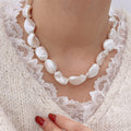 Elegant Baroque Pearl Choker - DippedShop Wholesale - #1219