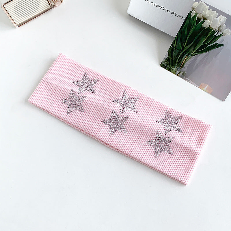 Rhinestone Star Knit Headband - DippedShop Wholesale - #3203