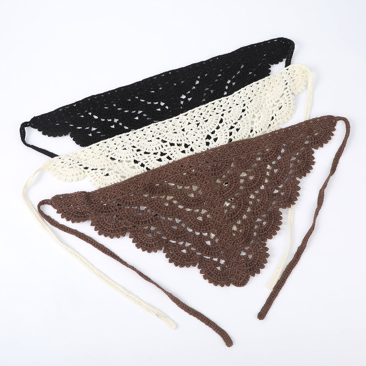 Elegant Floral Crochet Triangl - DippedShop Wholesale - #4067