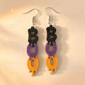 Glitter Letter Dangle Earrings - DippedShop Wholesale - #8275