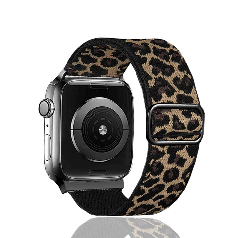 Minimalist Solid Color Nylon Weave Watch Band 6W6JWA111