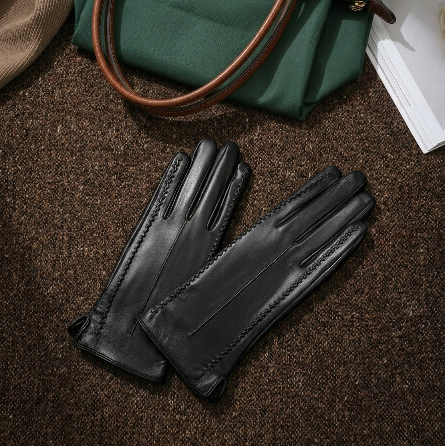 Touch Screen Leather Gloves - DippedShop Wholesale - #5155