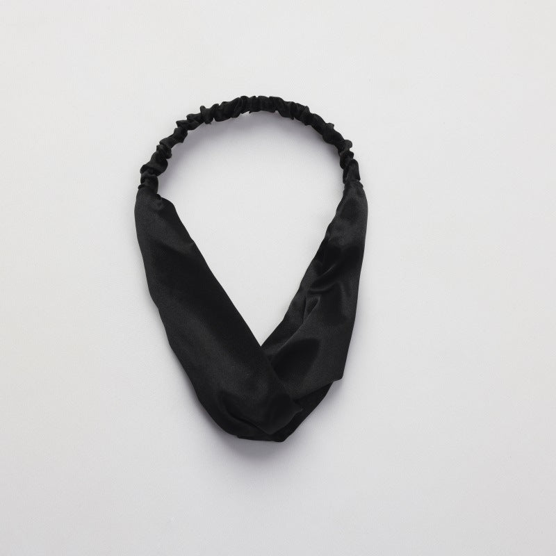 Solid Color Scarf Hairband - DippedShop Wholesale - #5395