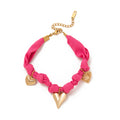 Stylish Rope Braided Bowknot Pendant Necklace 6W6JNC642
