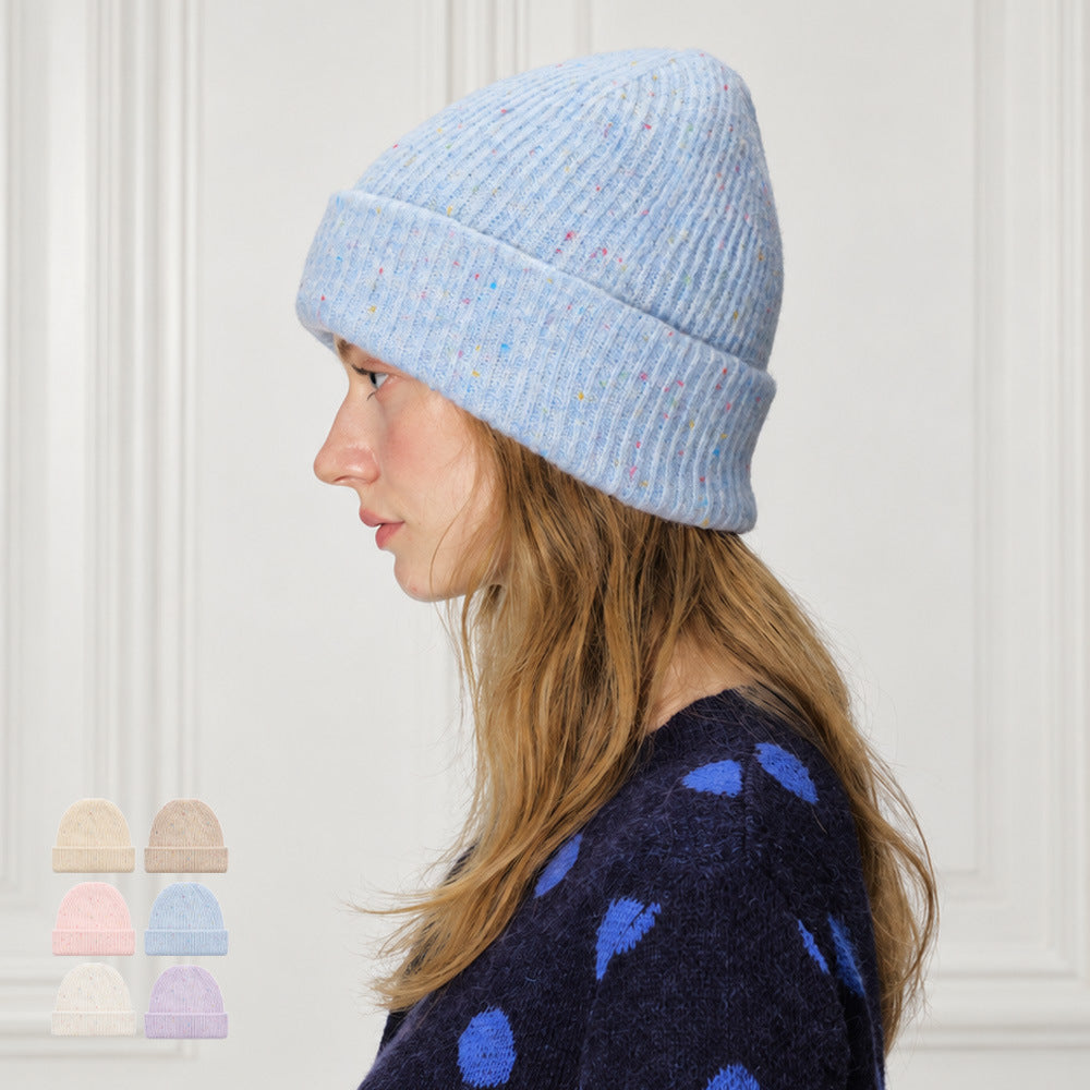 Cuffed Knit Beanie Hat - DippedShop Wholesale - #6211