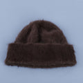 Cute Angora Soft Fuzzy Cuffed Knit Beanie 6W6HAT695