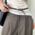 Minimalist Handmade Woven Braided Waist Belt 6W6JBT196