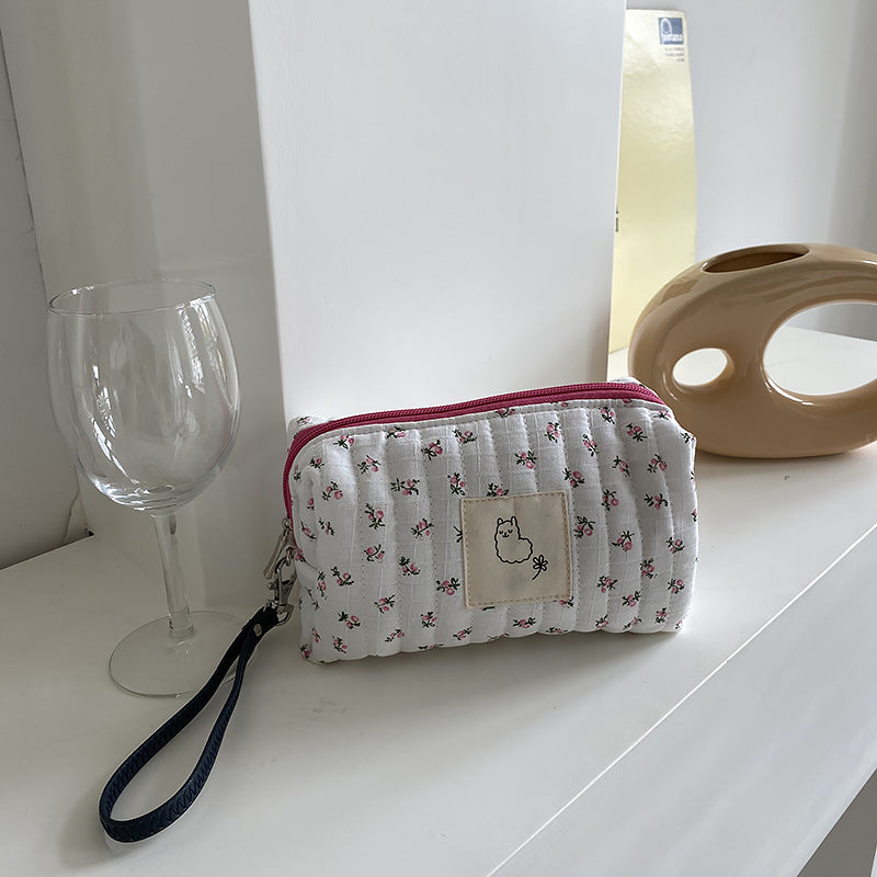 Flower Cherry Cosmetic Bag - DippedShop Wholesale - #6083