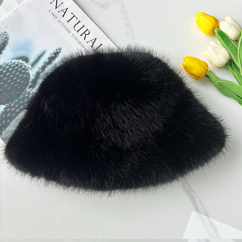 Faux Fur Bucket Hat - DippedShop Wholesale - #4451