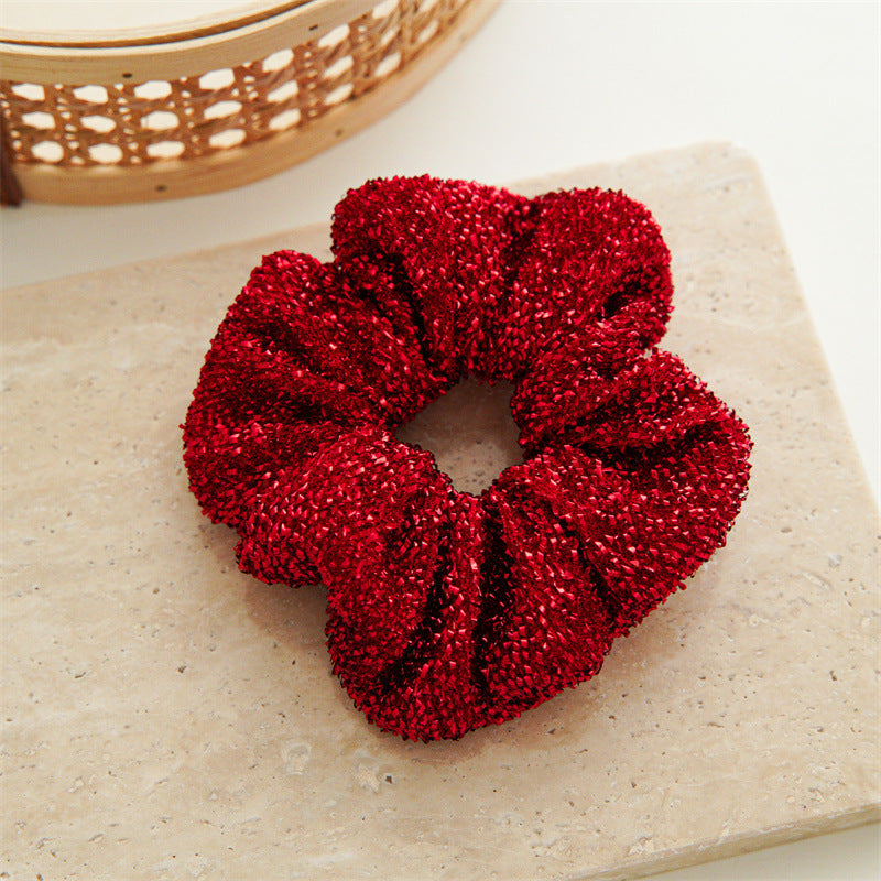 Striped Elastic Hair Scrunchie - DippedShop Wholesale - #1203