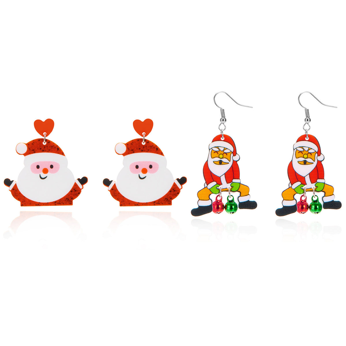 Cute Cartoon Mini Christmas Tree Stud Earrings 6W6JER684