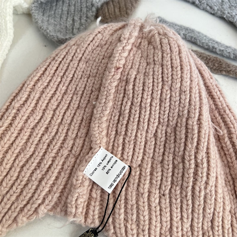 Sequin Fur Knit Trapper Hat - DippedShop Wholesale - #3747