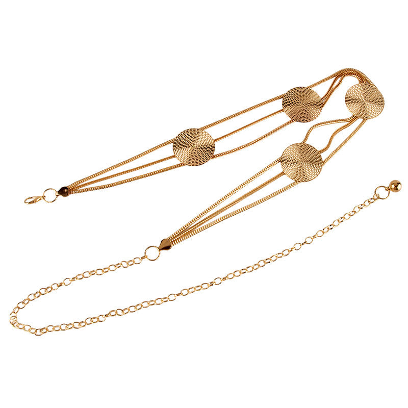 Fashion Gold Plated Link Chain Waist Belt MK2LEEP6W6JBT28
