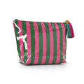 PVC Glossy Striped Waterproof Cosmetic Bag MK2BLW6C5CO09