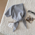 Trendy Solid Color Knit Headscraf Triangle Scarf 6W6NSC91