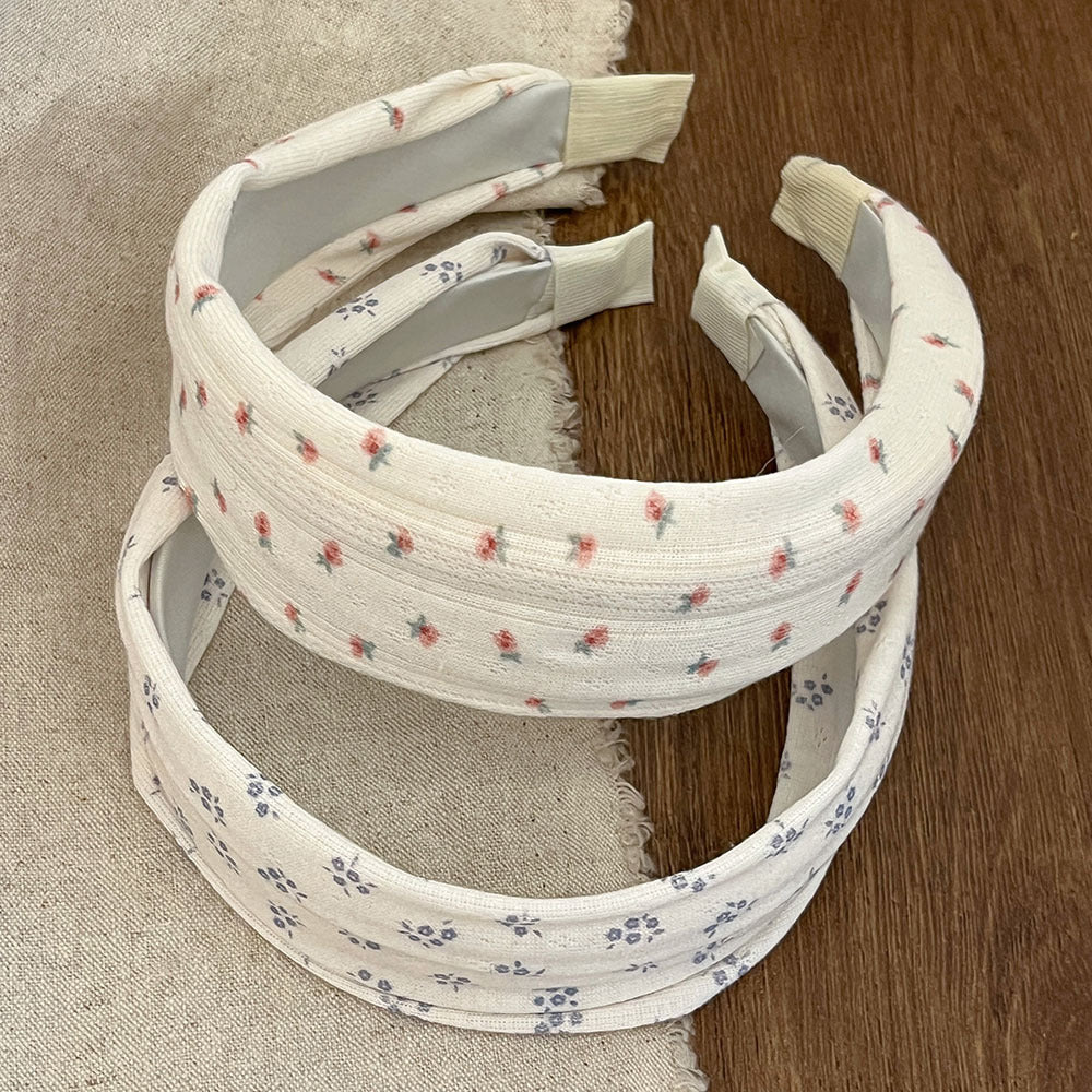 Stylish Floral Print Knit Wide Headband MK2SPM6W6HBD09