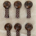 Floral Button Duckbill Hair Clips - DippedShop Wholesale - #2531