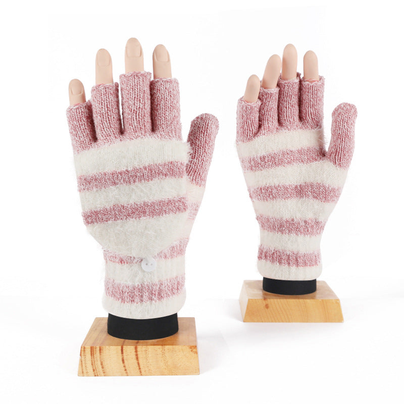 Convertible Mittens Fingerless - DippedShop Wholesale - #4547