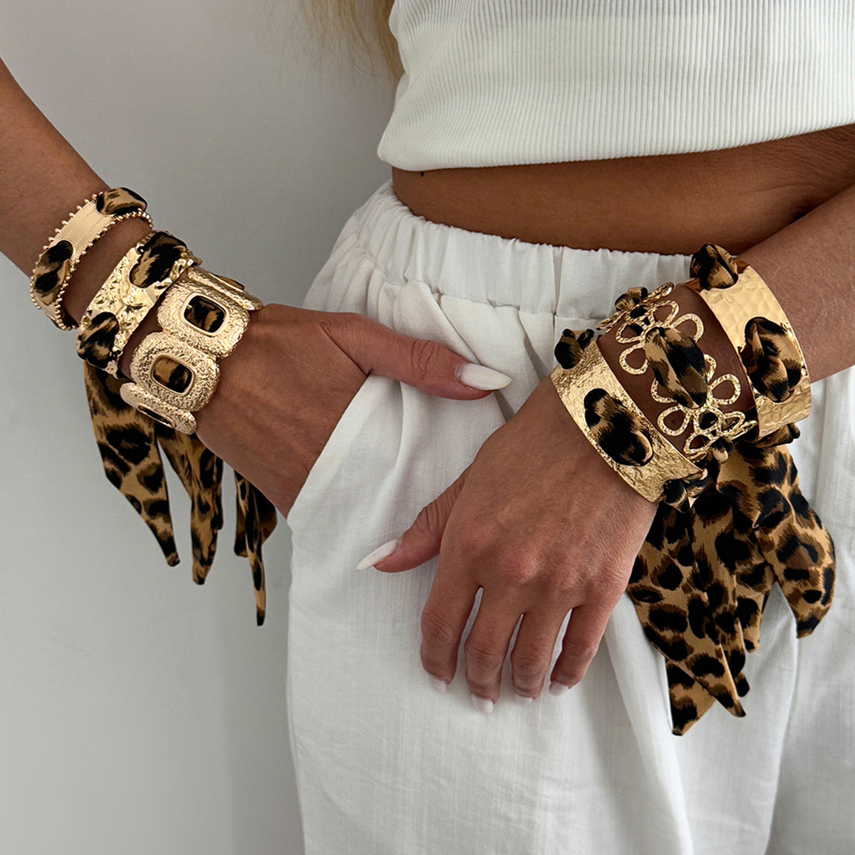 Vinatge Leopard Print Scarf Ho - DippedShop Wholesale - #8211