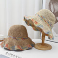 Boho Colorful Straw Hat - DippedShop Wholesale - #0867