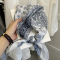 Retro Cashew Print Lightweight Silk Scarf 6W6NSI265