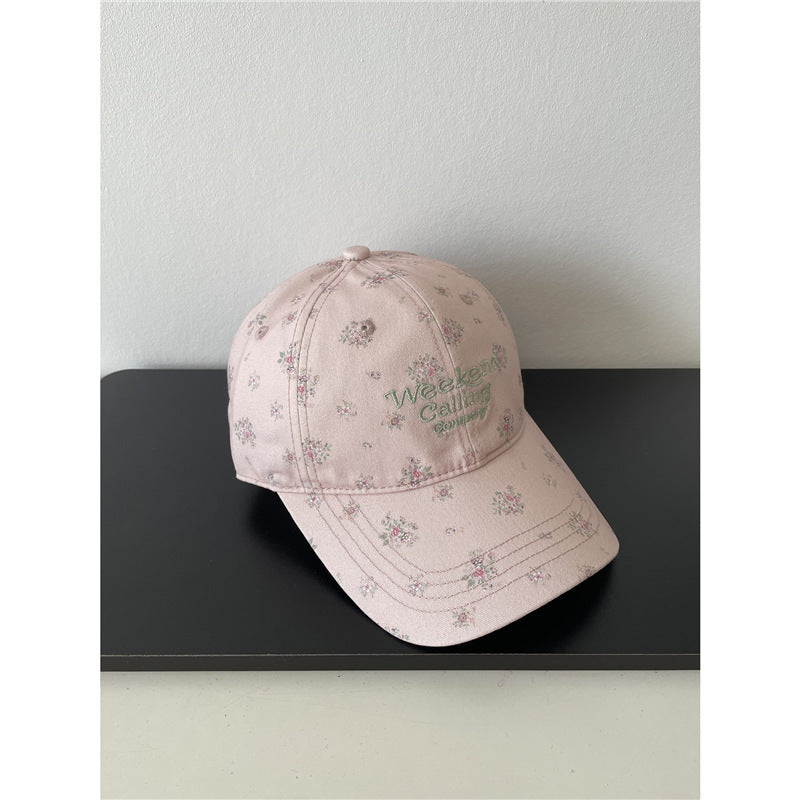 Embroidered Floral Baseball Cap - DippedShop Wholesale - #7379