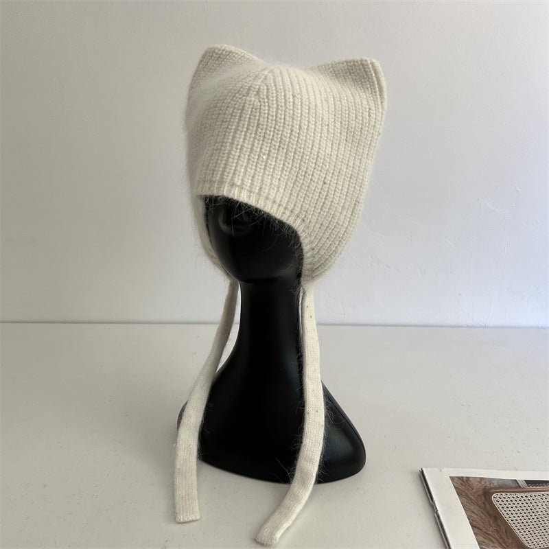 Cat Ear Sequin Beanie - DippedShop Wholesale - #3731