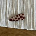 Cute Polka Dots Droplet Acetate Hair Clip 8AS6HCP362L