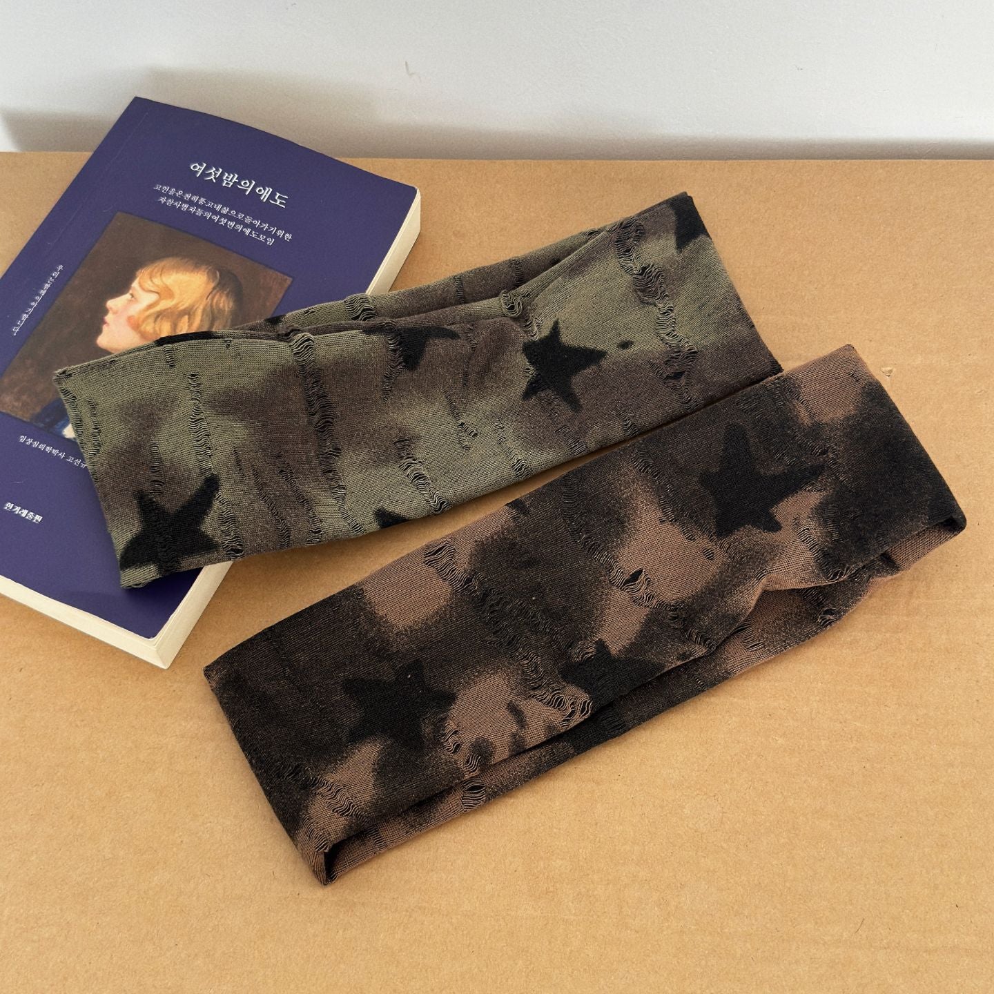 Star Print Stretchy Headband - DippedShop Wholesale - #8307