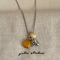 Elegant Natural Stone Pendant Choker Necklace 6W6JNC427