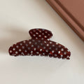 Simple Polka Dots Acetate Hair Claw Clip MK2PPIM6W6HCP1268