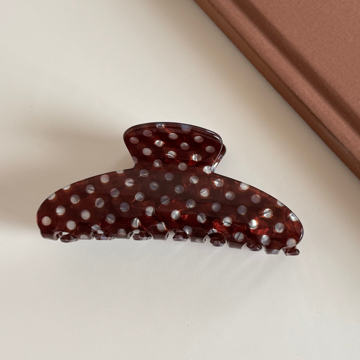 Simple Polka Dots Acetate Hair Claw Clip MK2PPIM6W6HCP1268