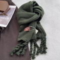 Cashmere-Feel Tassel Scarf - DippedShop Wholesale - #2355