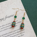 Vintage Ethnic Drop Earrings - DippedShop Wholesale - #3539
