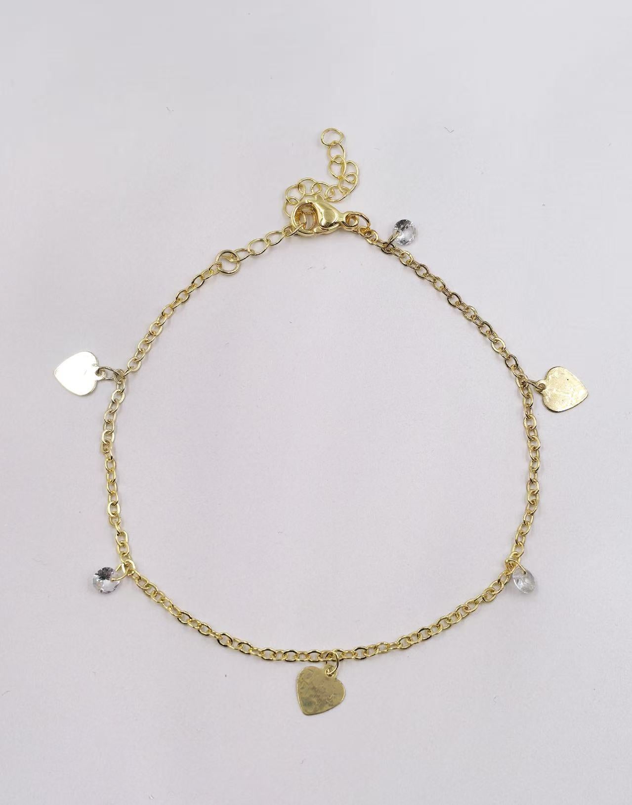 Trendy Rhinestone Gold Plated - DippedShop Wholesale - #7443