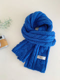 Chunky Cable Knit Scarf - DippedShop Wholesale - #7411