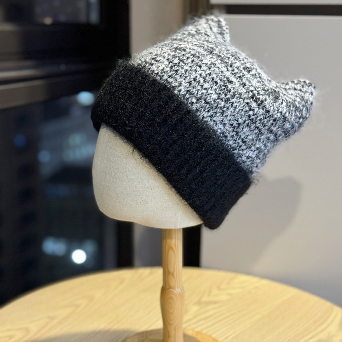 Cat Ear Knit Beanie - DippedShop Wholesale - #7987