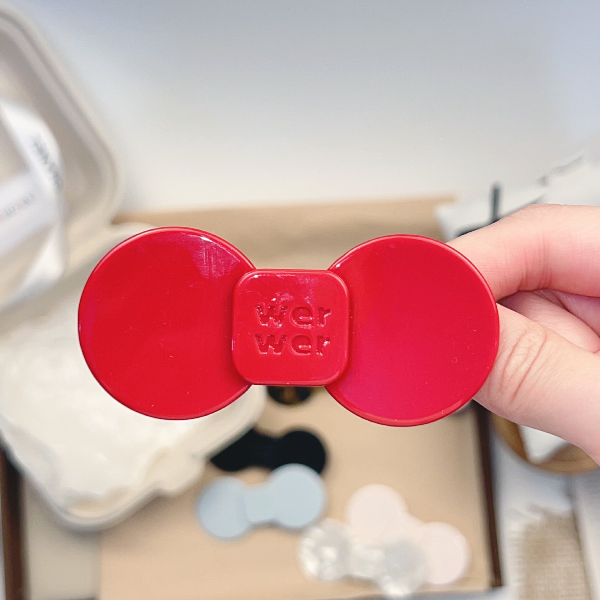 Sweet Bowknot Letter No Bend Hair Clip MK2PM6W6HCP02
