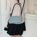 Simple Solid Color PU Underarm Bag 6W10BBG1369