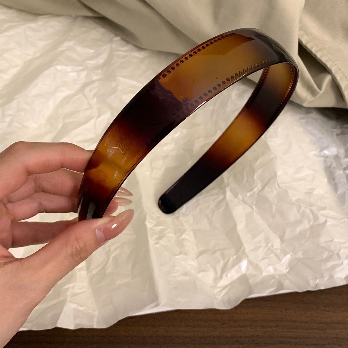 Minimalist Solid Color No-slip Wide Headband 6W6HBD406