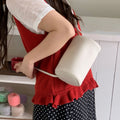 Minimalist Solid Color PU Crossbody Bag 6W10BBG1355