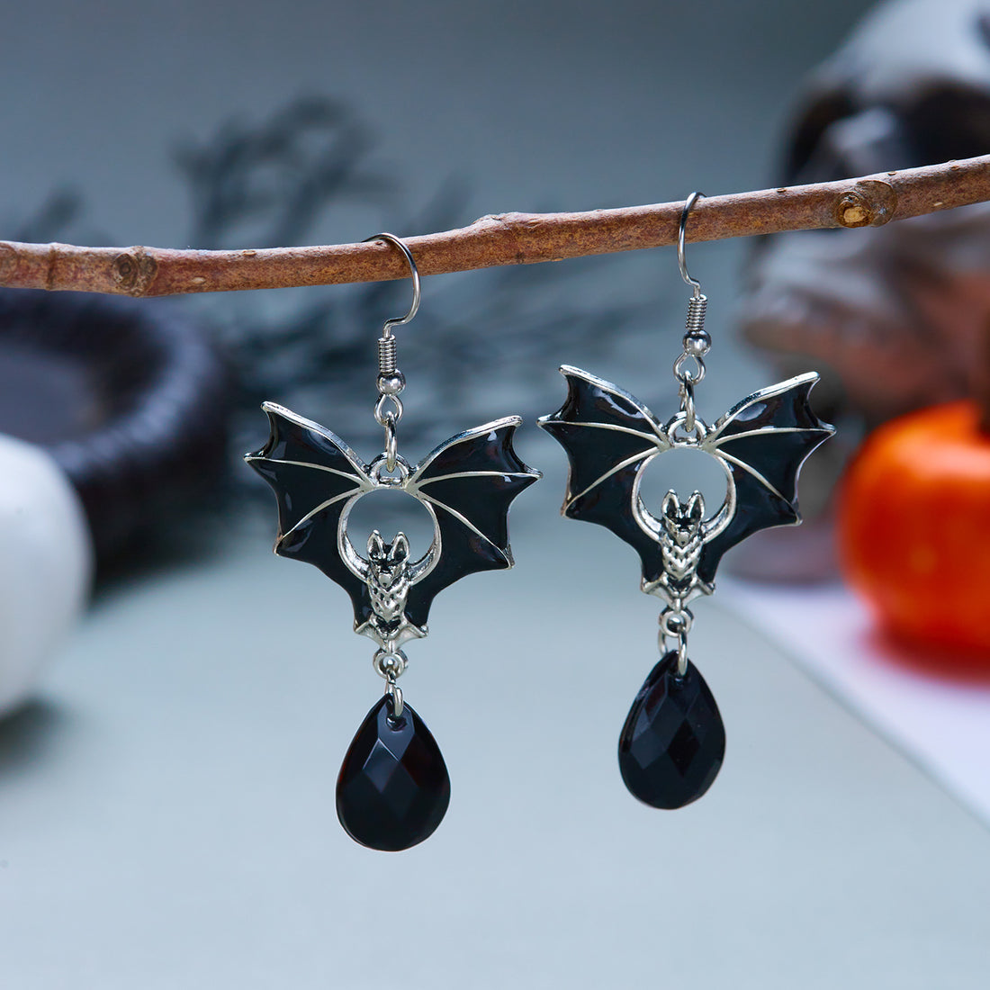 Bat Dangle Earrings - DippedShop Wholesale - #1507