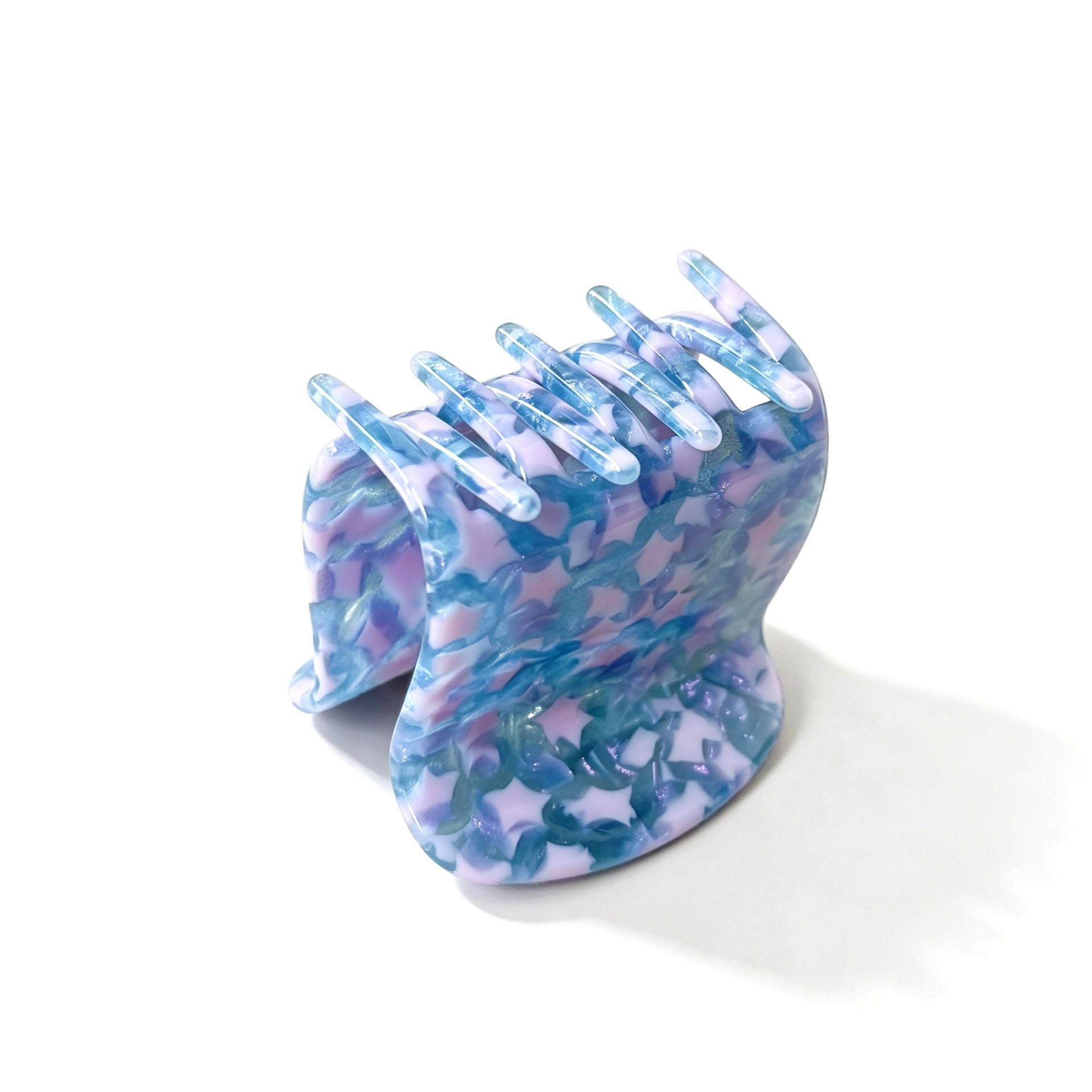 Retro Leopard Star Print Square Hair Clip 8AS6HCP316T